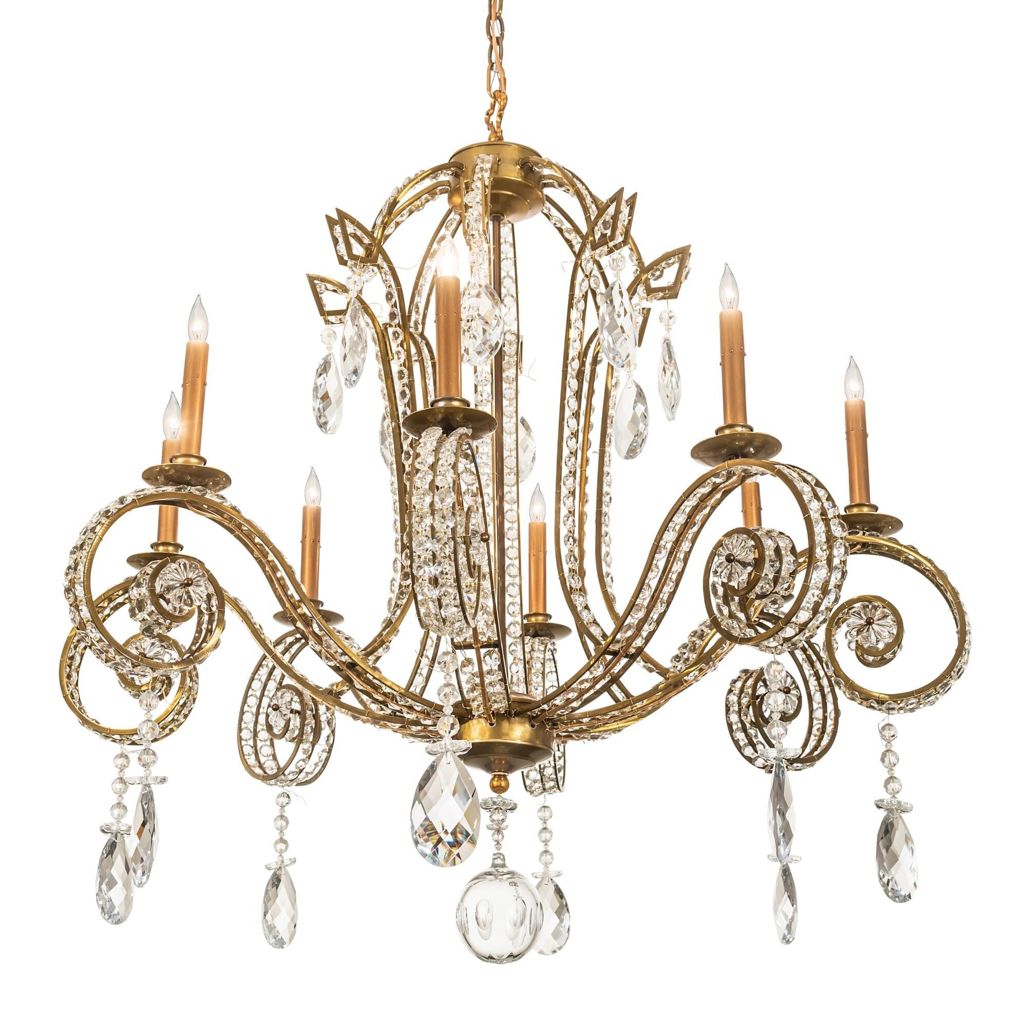 Lucerne 40 Inch 8 Light Chandelier