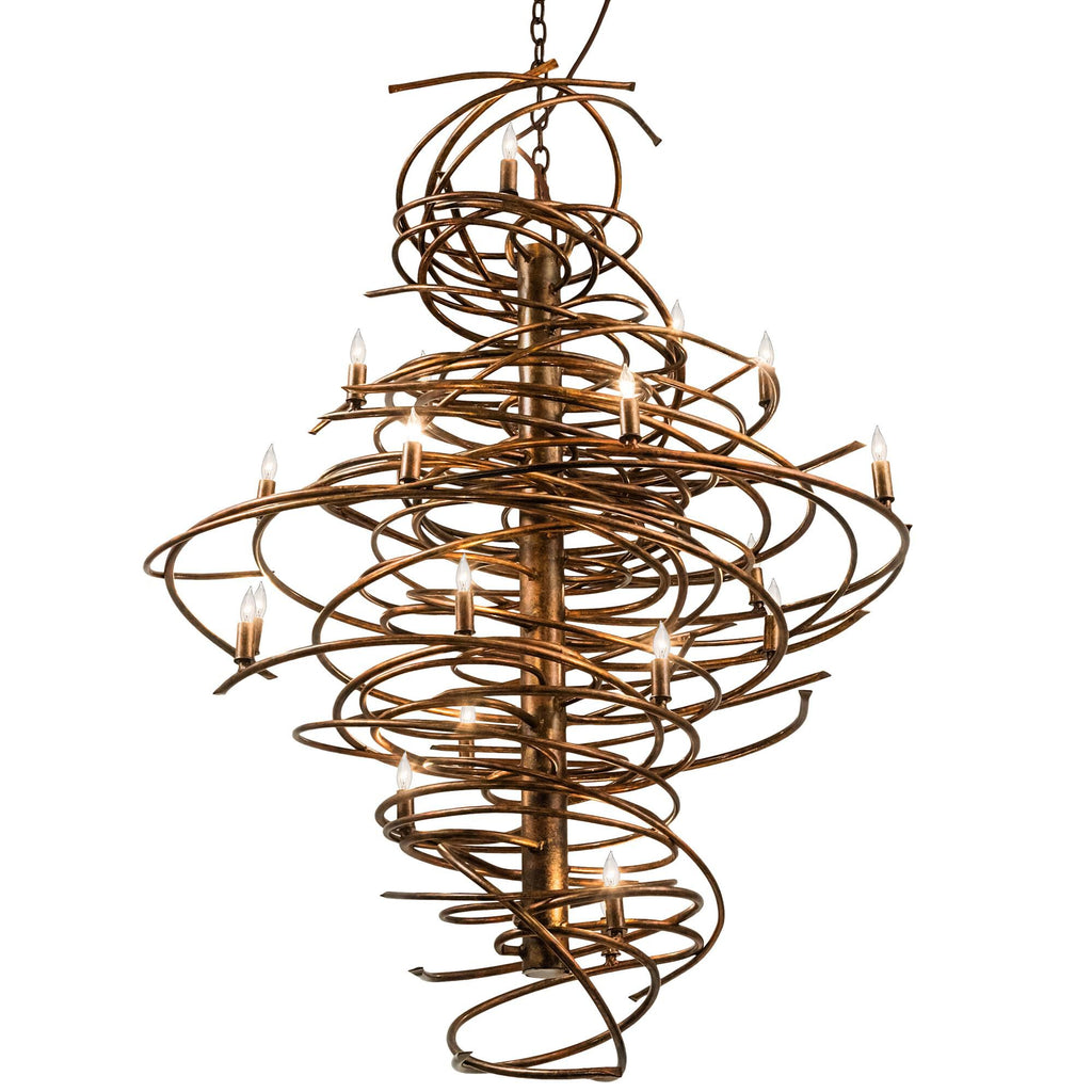 Cyclone 40 Inch 6 Light Chandelier