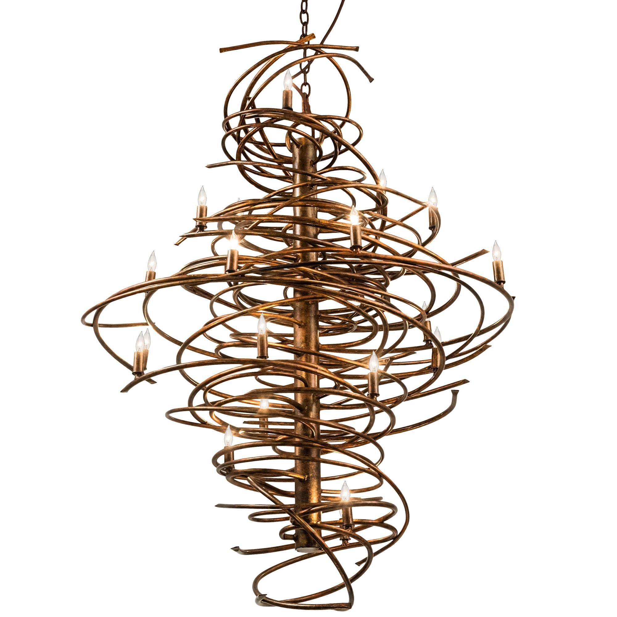 Cyclone 40 Inch 6 Light Chandelier