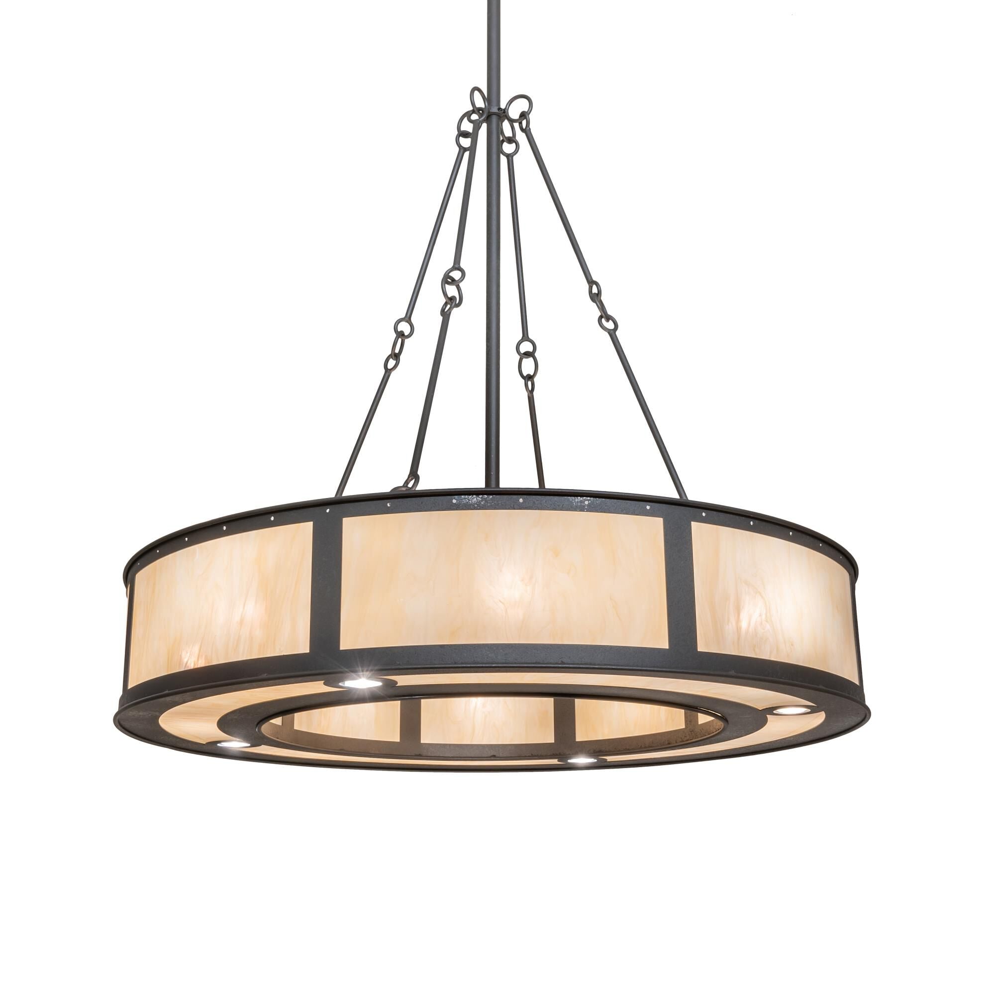 Meyda Lighting Smythe Craftsman 49 Inch Chandelier