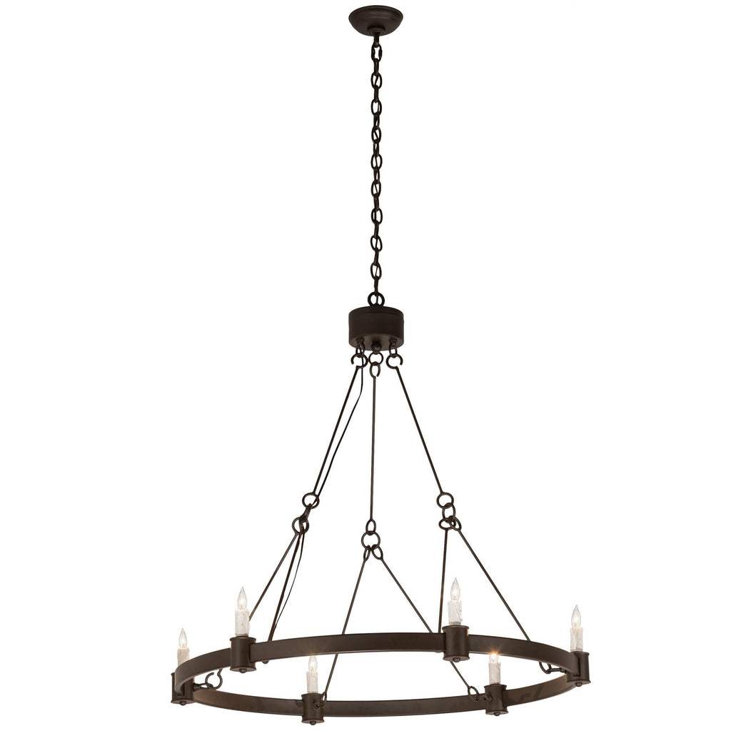 Kenosha 36 Inch 6 Light Chandelier