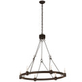 Kenosha 36 Inch 6 Light Chandelier