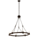 Kenosha 36 Inch 6 Light Chandelier