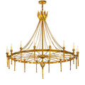 Amaury 56 Inch 3 Light Chandelier