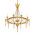 Amaury 36 Inch 10 Light Chandelier
