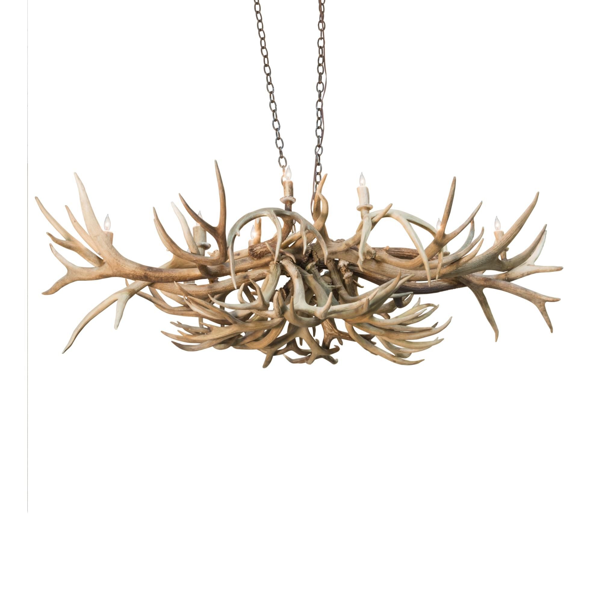 Antlers 71 Inch 10 Light Chandelier