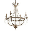 Antonia 34 Inch 6 Light Chandelier