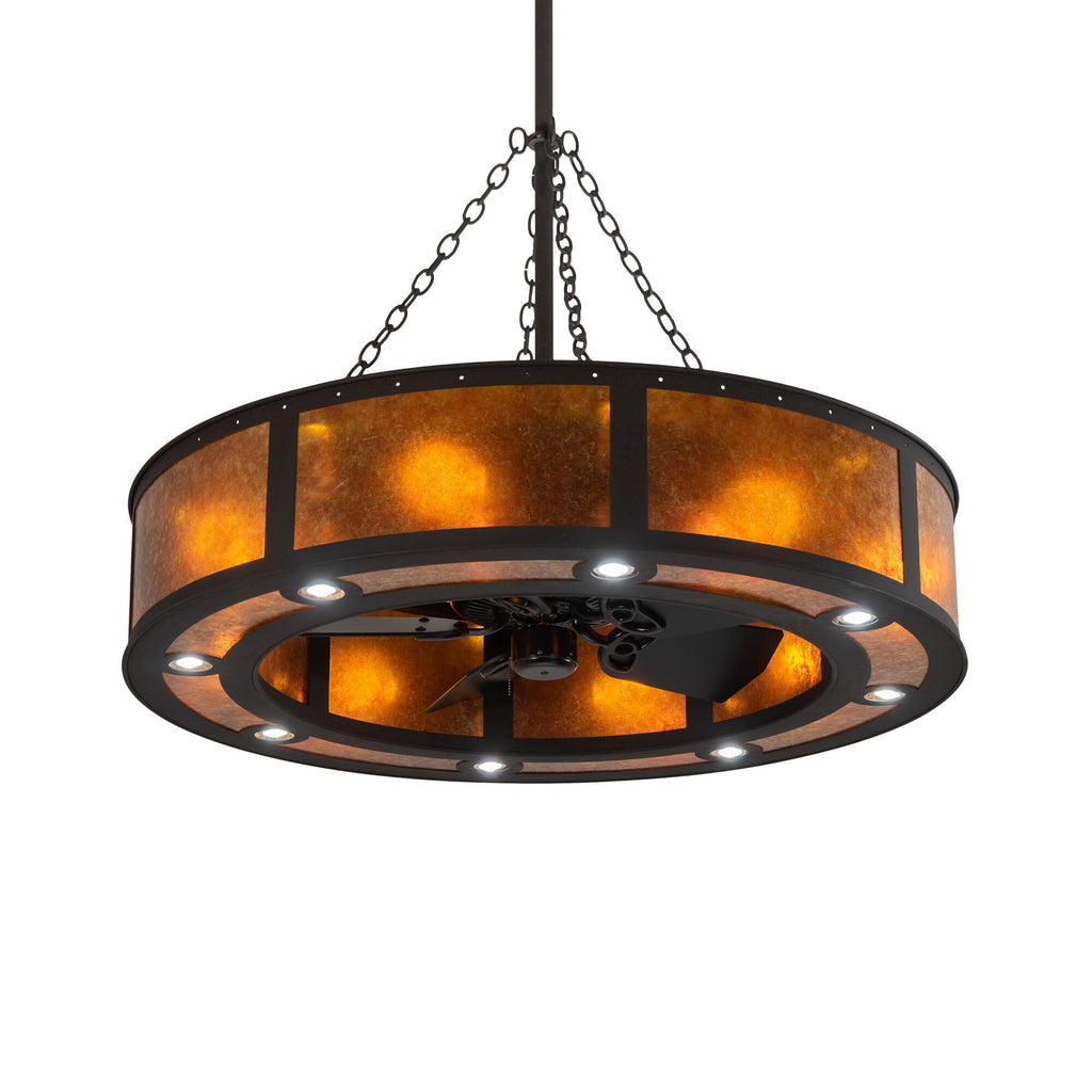 Meyda Lighting Smythe Craftsman 44 Inch Chandelier