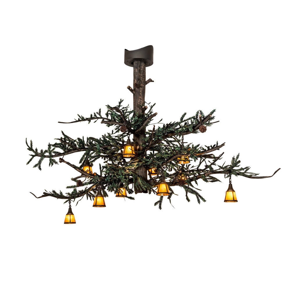 Pine Branch 110 Inch 33 Light Chandelier