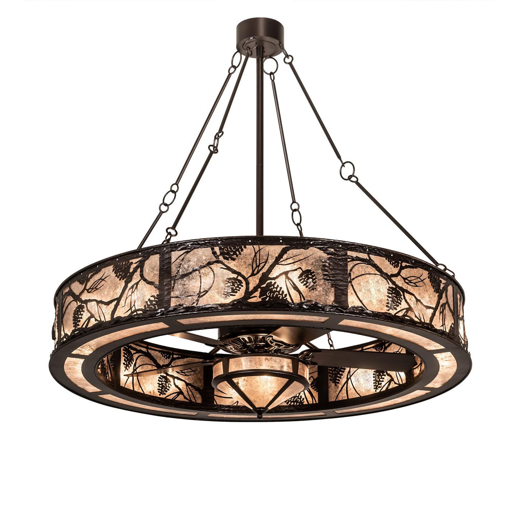 Whispering Pines 56 Inch 2 Light Chandelier