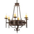 Lorenzo 30 Inch 8 Light Chandelier
