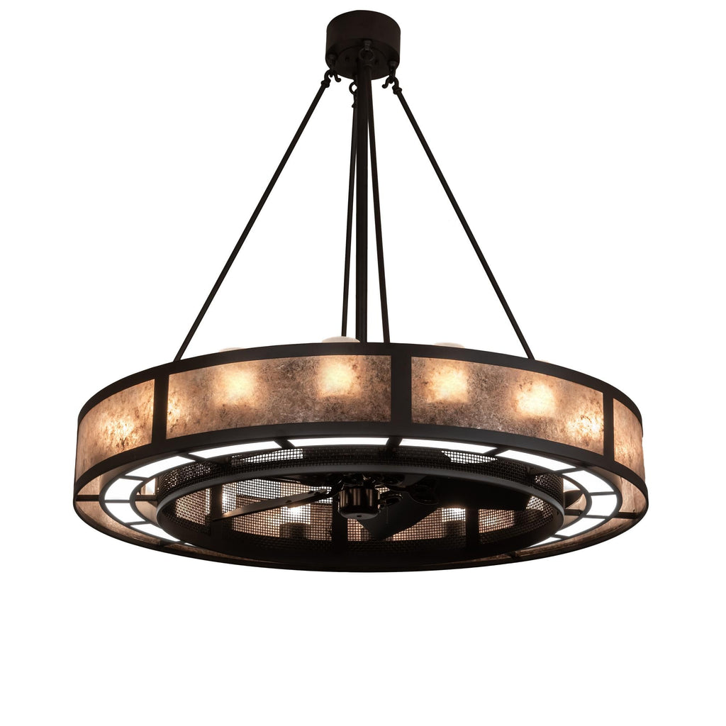 Smythe Craftsman 48 Inch 3 Light Chandelier