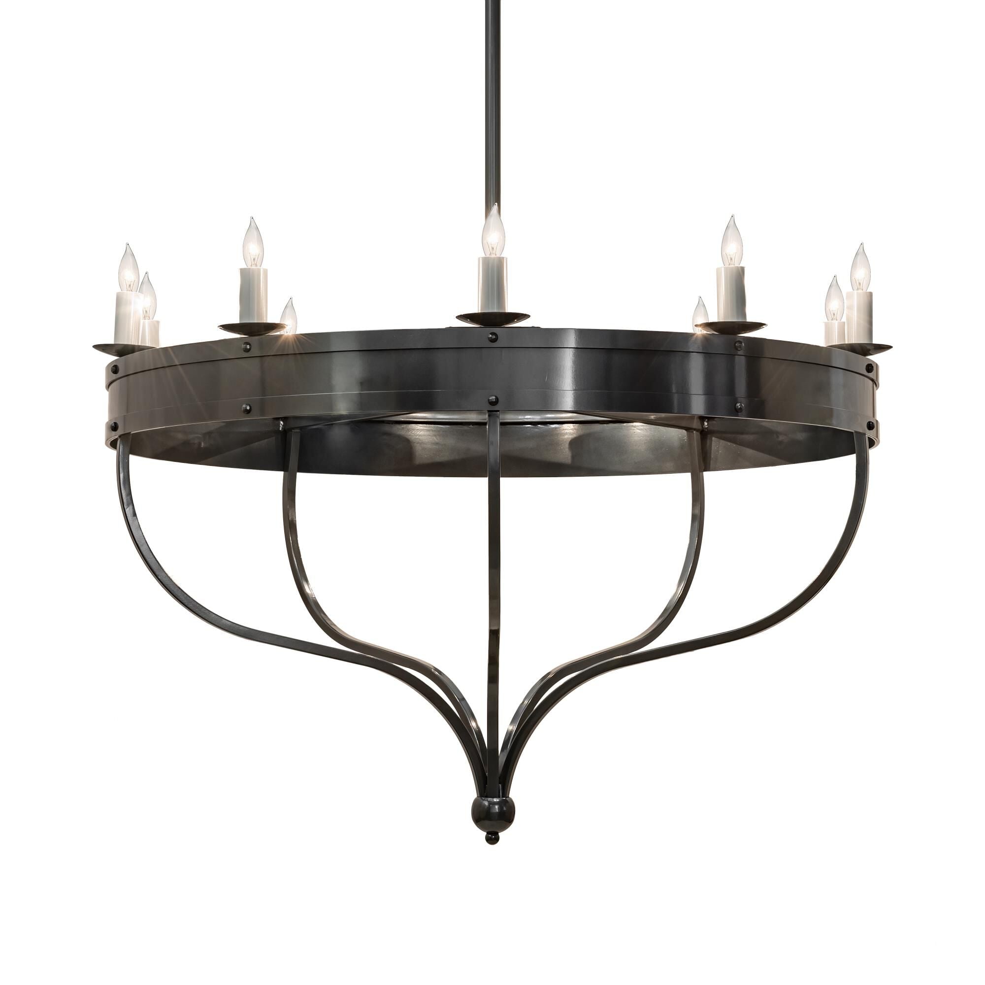 Parnella 54 Inch 10 Light Chandelier