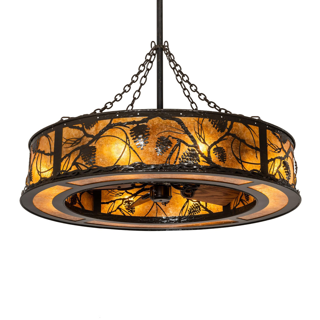 Whispering Pines 44 Inch 15 Light Chandelier