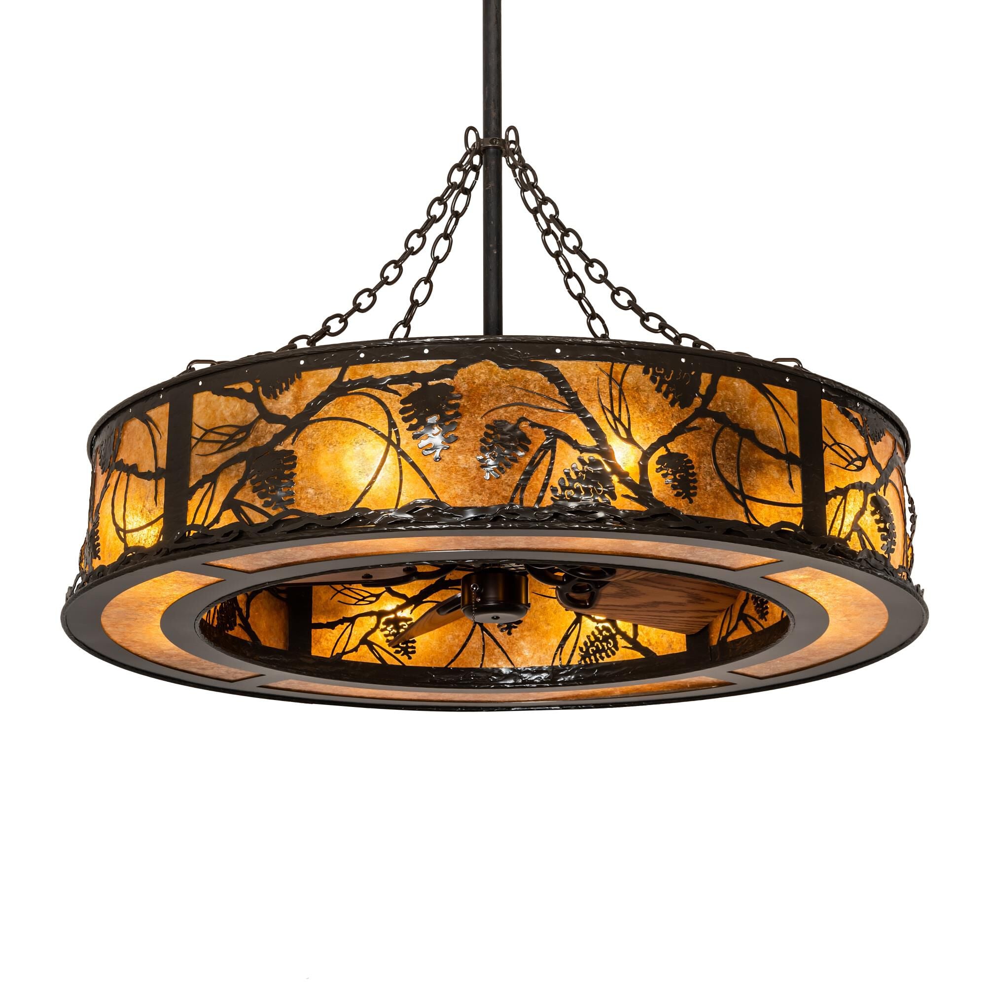 Whispering Pines 44 Inch 15 Light Chandelier