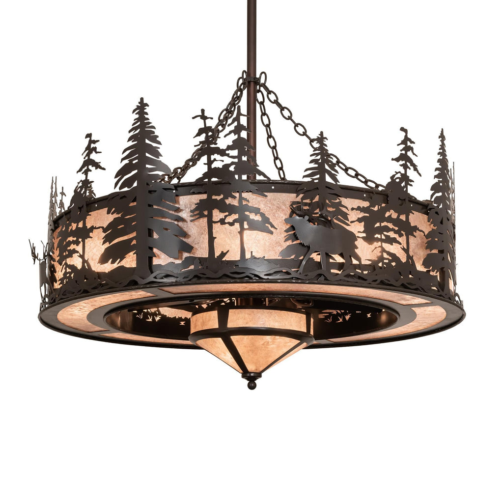 Elk At Dusk 46 Inch 12 Light Chandelier
