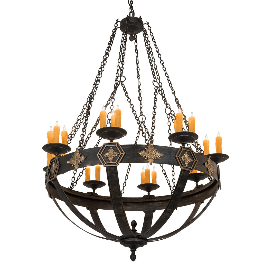 Neapolis 60 Inch 24 Light Chandelier