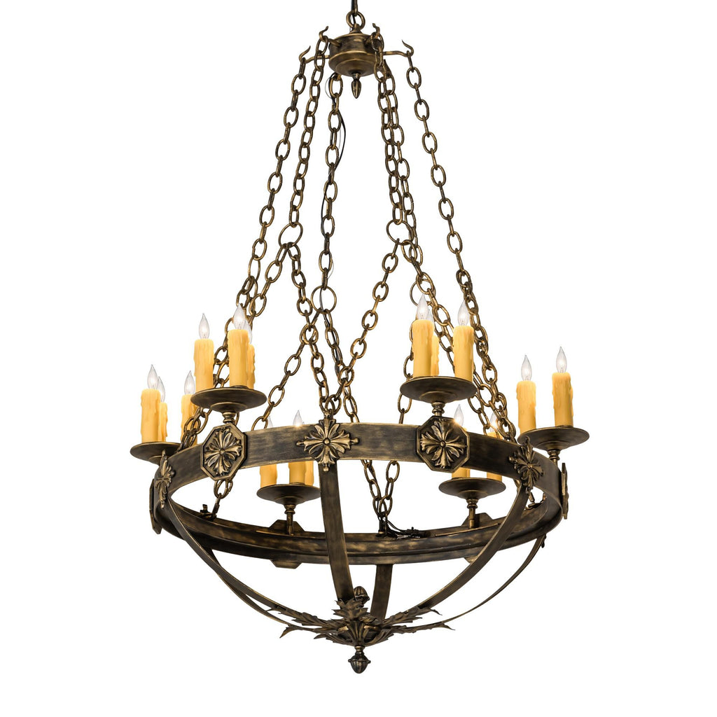 Neapolis 32 Inch 2 Light Chandelier
