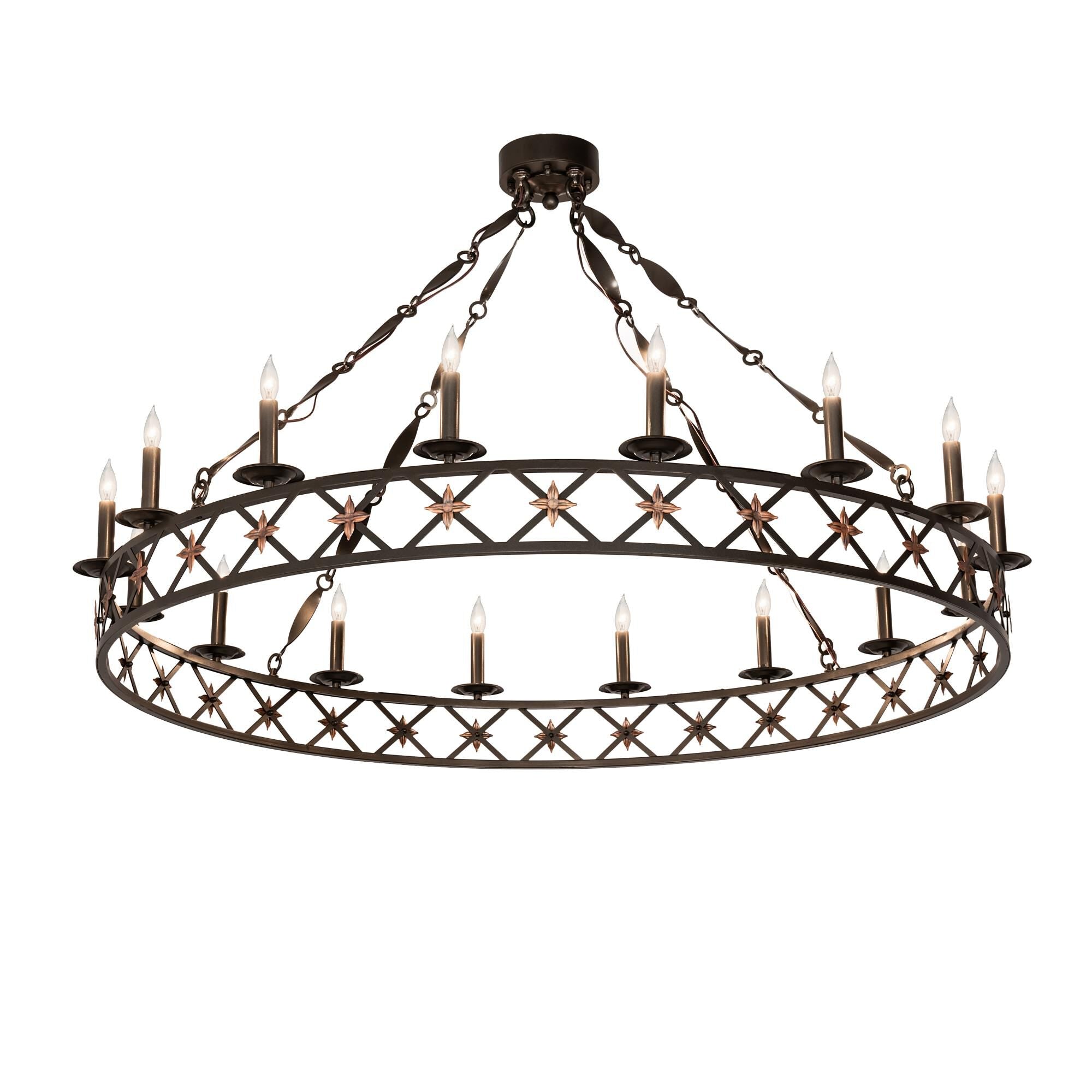 Kingsbridge 53 Inch 3 Light Chandelier