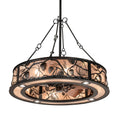 Whispering Pines 45 Inch 12 Light Chandelier