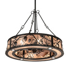 Whispering Pines 45 Inch 12 Light Chandelier