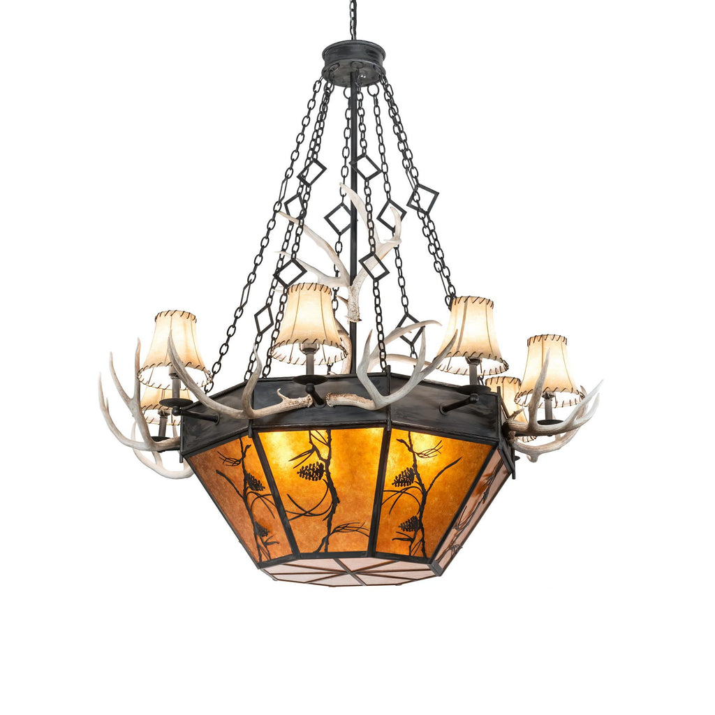 Whispering Pines 60 Inch 16 Light Chandelier