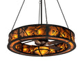 Whispering Pines 56 Inch 8 Light Chandelier