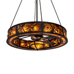Whispering Pines 56 Inch 8 Light Chandelier