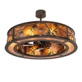 Whispering Pines 44 Inch 4 Light Chandelier
