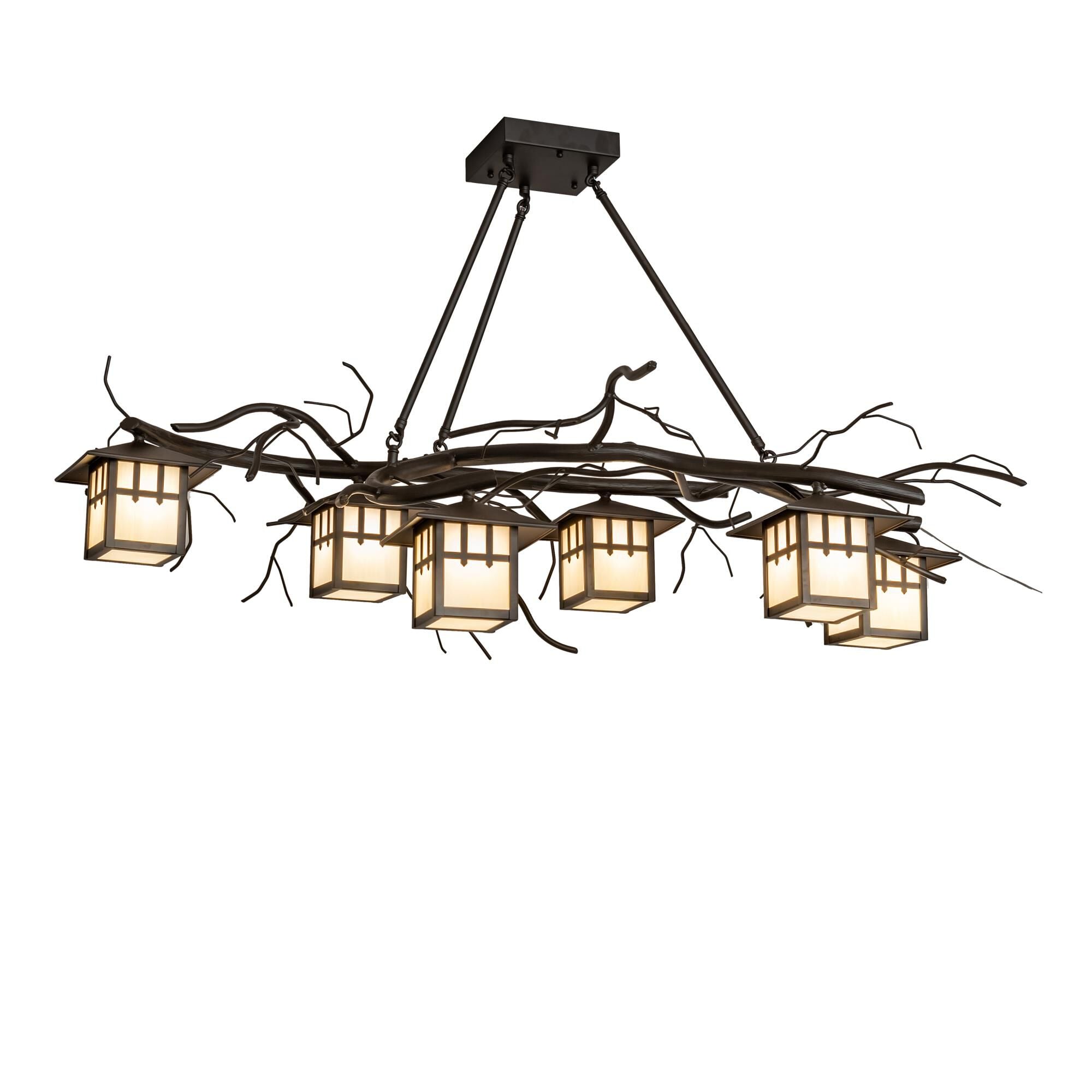 Winter Solstice 51 Inch 2 Light Chandelier