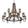Barrel Stave 65 Inch 3 Light Chandelier