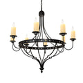 Bottini 48 Inch 2 Light Chandelier
