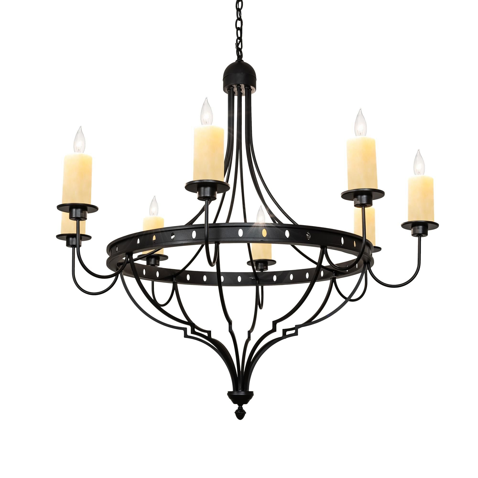 Bottini 48 Inch 2 Light Chandelier