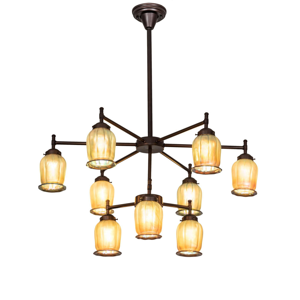 Revival 32 Inch 8 Light Chandelier