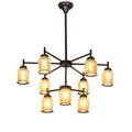 Revival 32 Inch 8 Light Chandelier