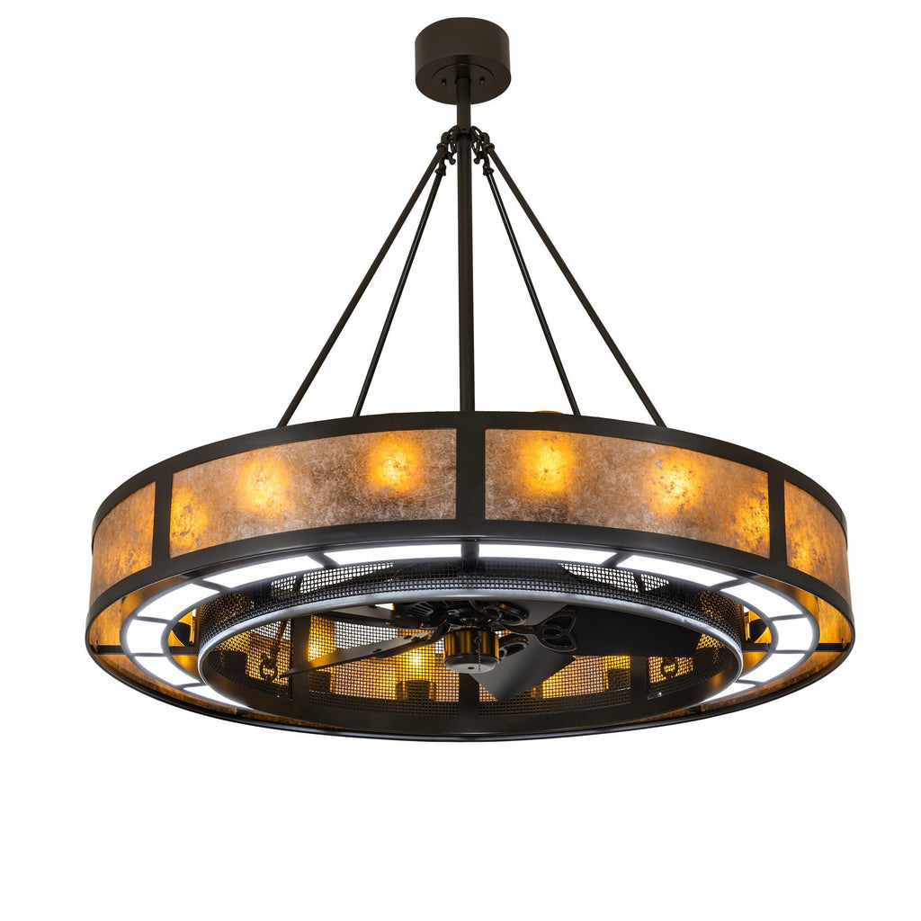 Smythe Craftsman 48 Inch 3 Light Chandelier