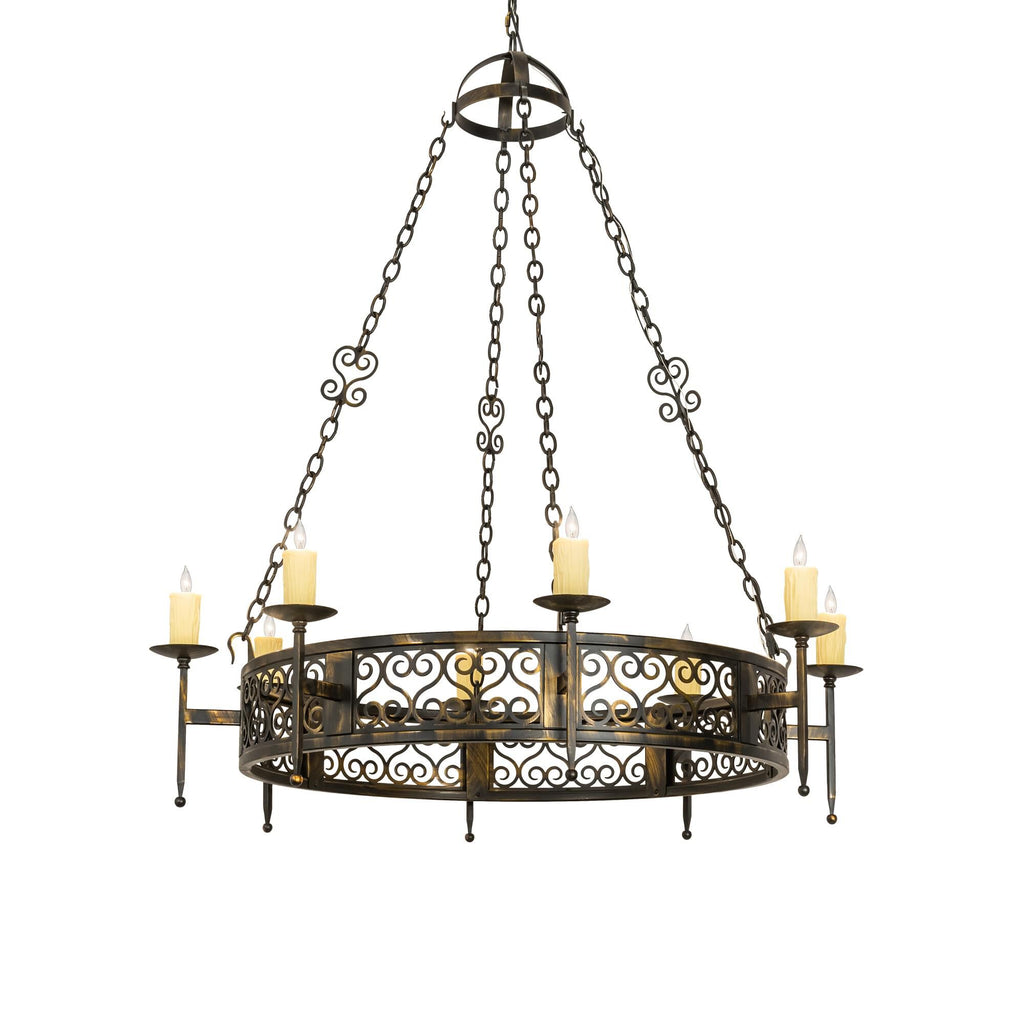 Toscano 48 Inch 6 Light Chandelier