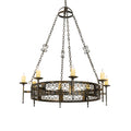 Toscano 48 Inch 6 Light Chandelier