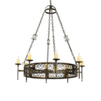 Toscano 48 Inch 6 Light Chandelier