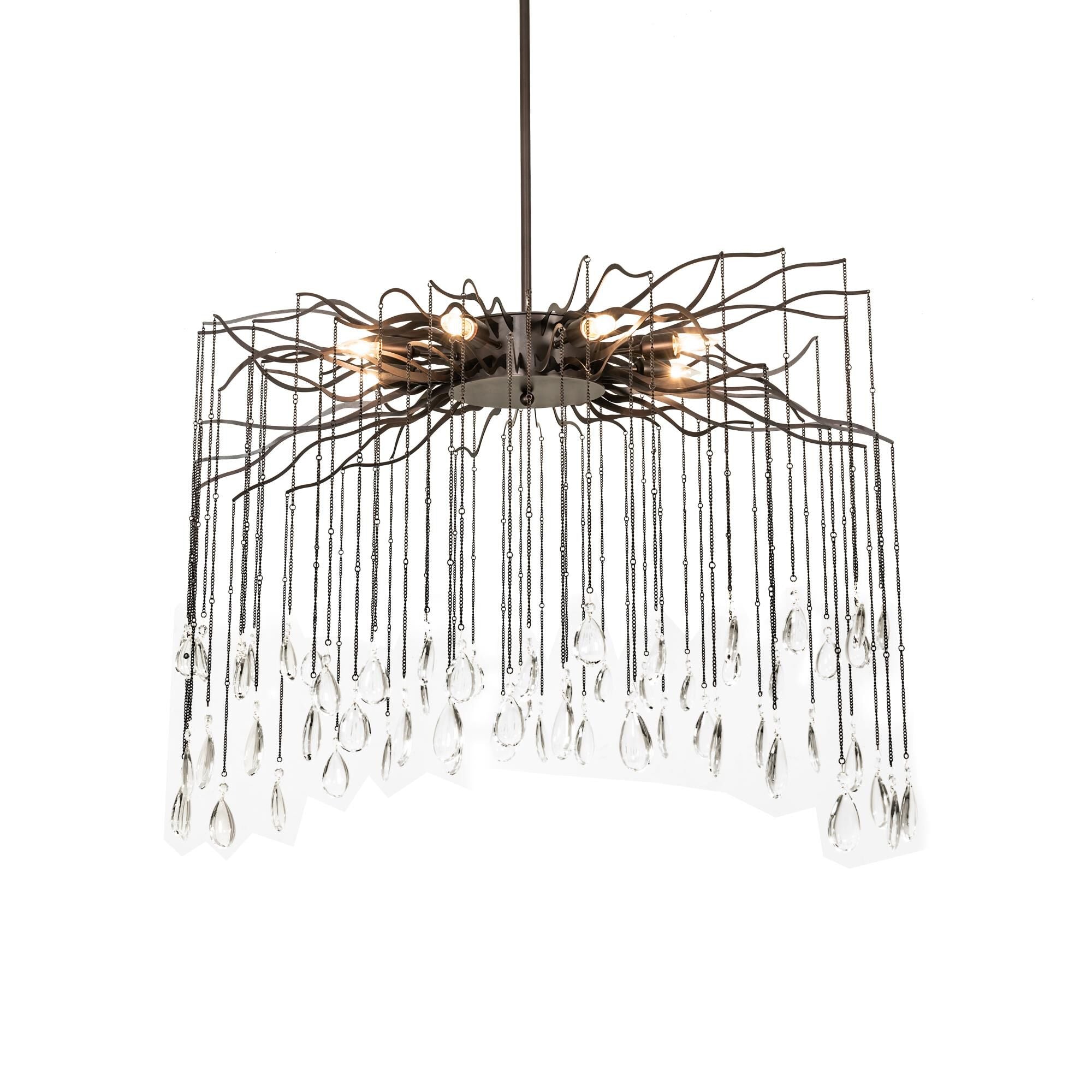 Aranha 48 Inch 8 Light Chandelier