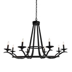 Octavia 48 Inch 10 Light Chandelier
