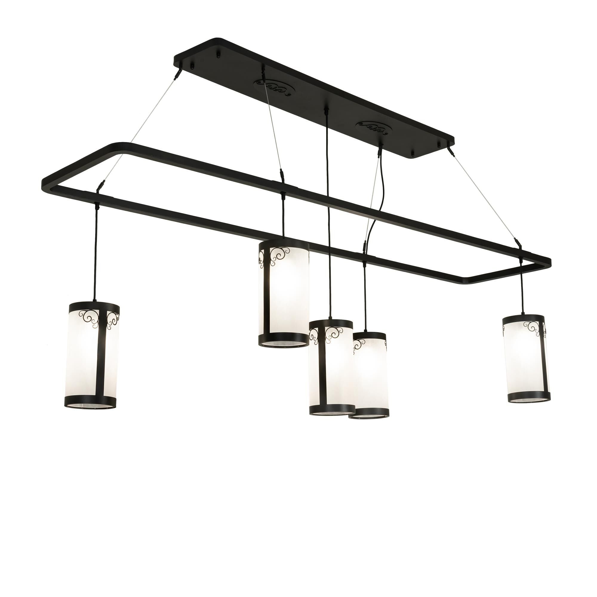Putrelo 78 Inch 4 Light Chandelier