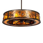 Whispering Pines 45 Inch 2 Light Chandelier
