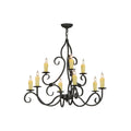 Clayton 36 Inch 9 Light Chandelier