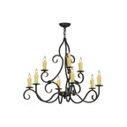 Clayton 36 Inch 9 Light Chandelier