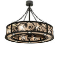 Whispering Pines 44 Inch 4 Light LED Chandelier