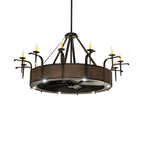 Costello 74 Inch 10 Light Chandelier