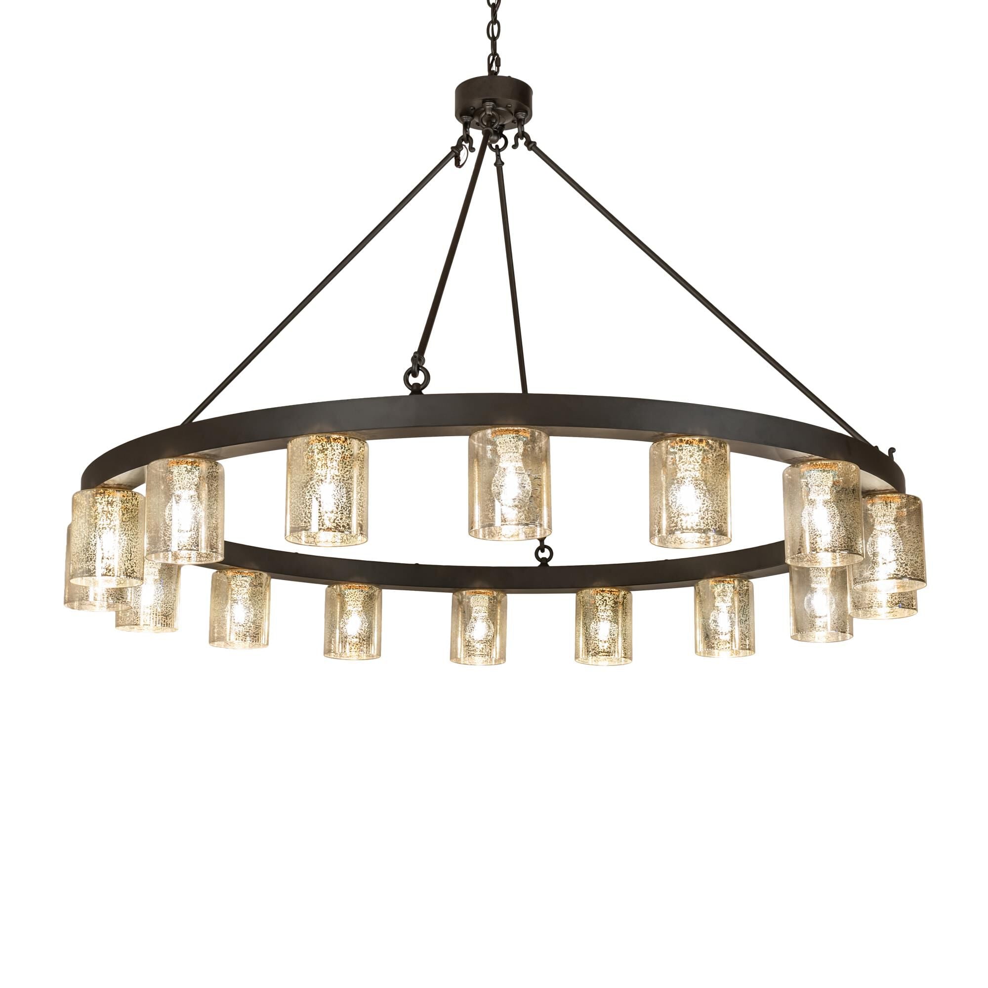 Loxley 62 Inch 10 Light Chandelier