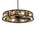 Whispering Pines 55 Inch 9 Light Chandelier
