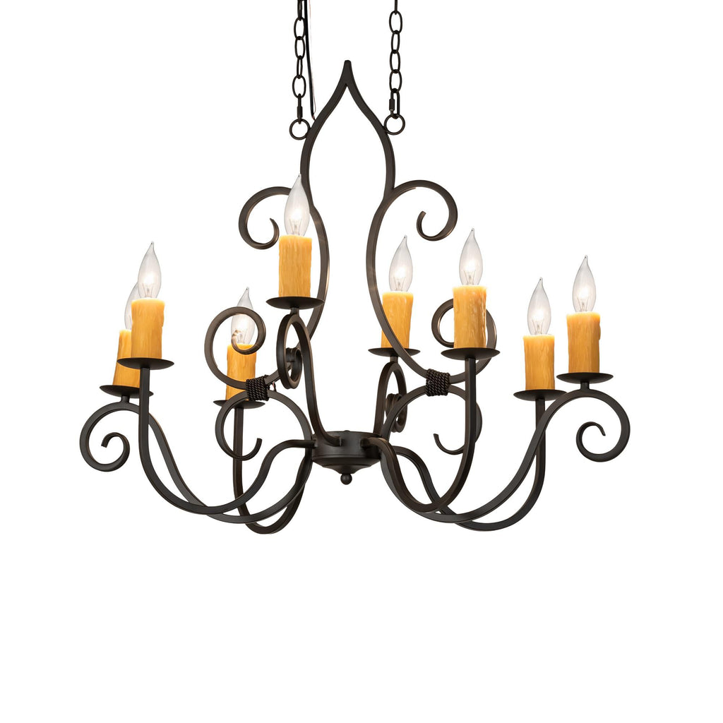 Clifton 36 Inch 2 Light Chandelier
